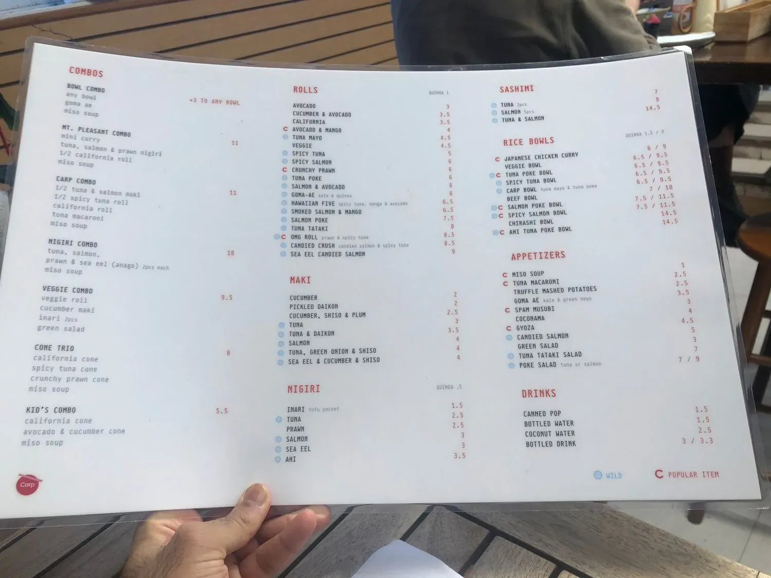 Menu 3