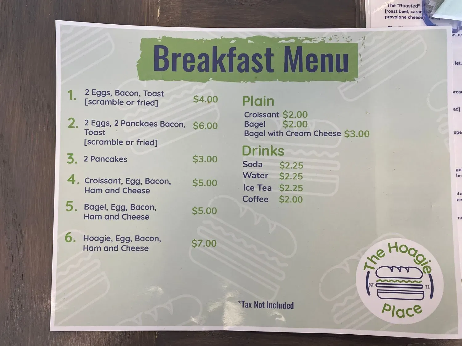 Menu 6