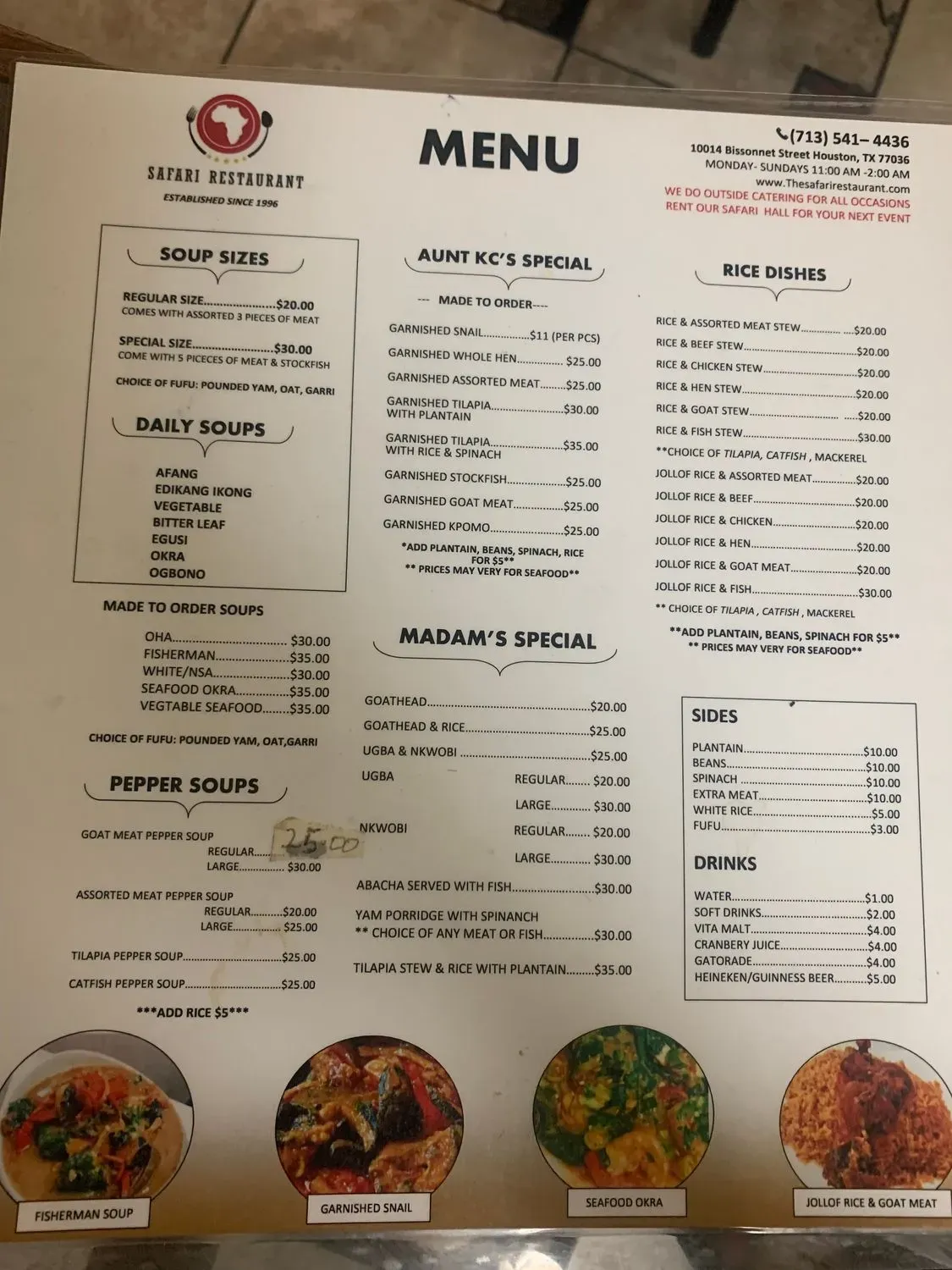 Menu 2