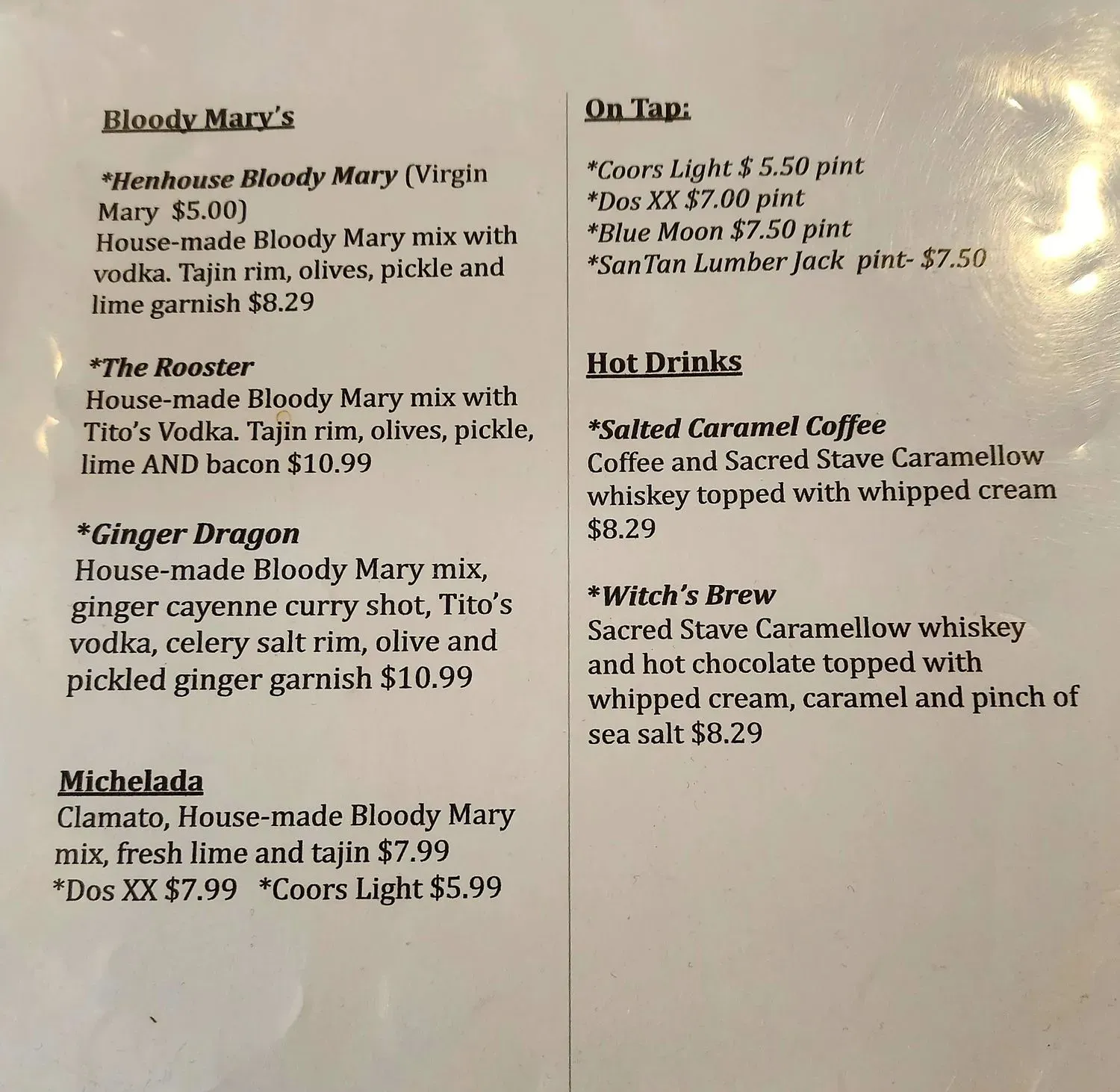 Menu 4