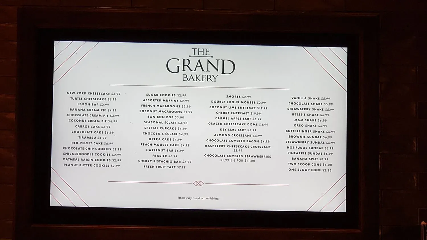 Menu 2
