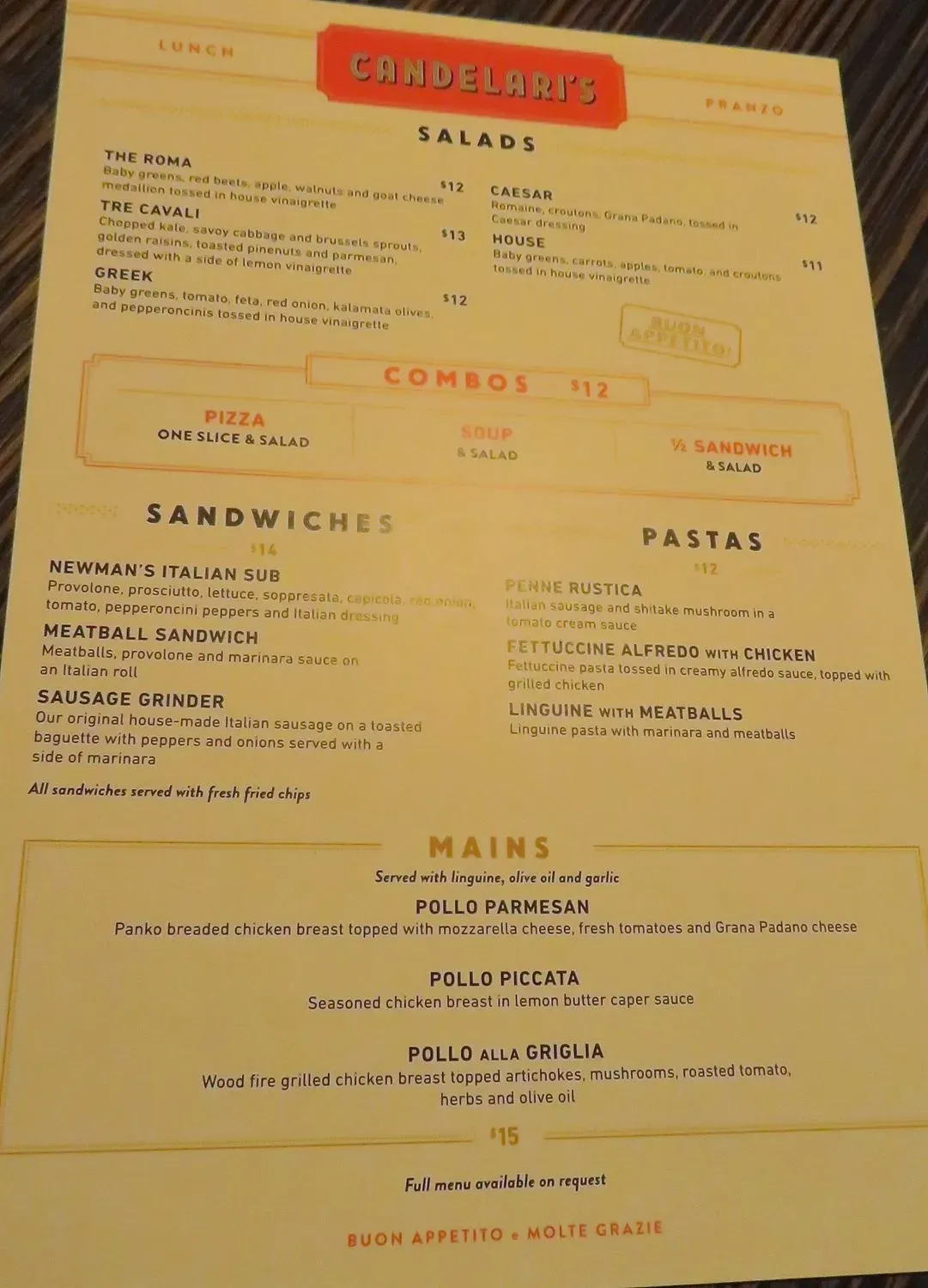 Menu 4