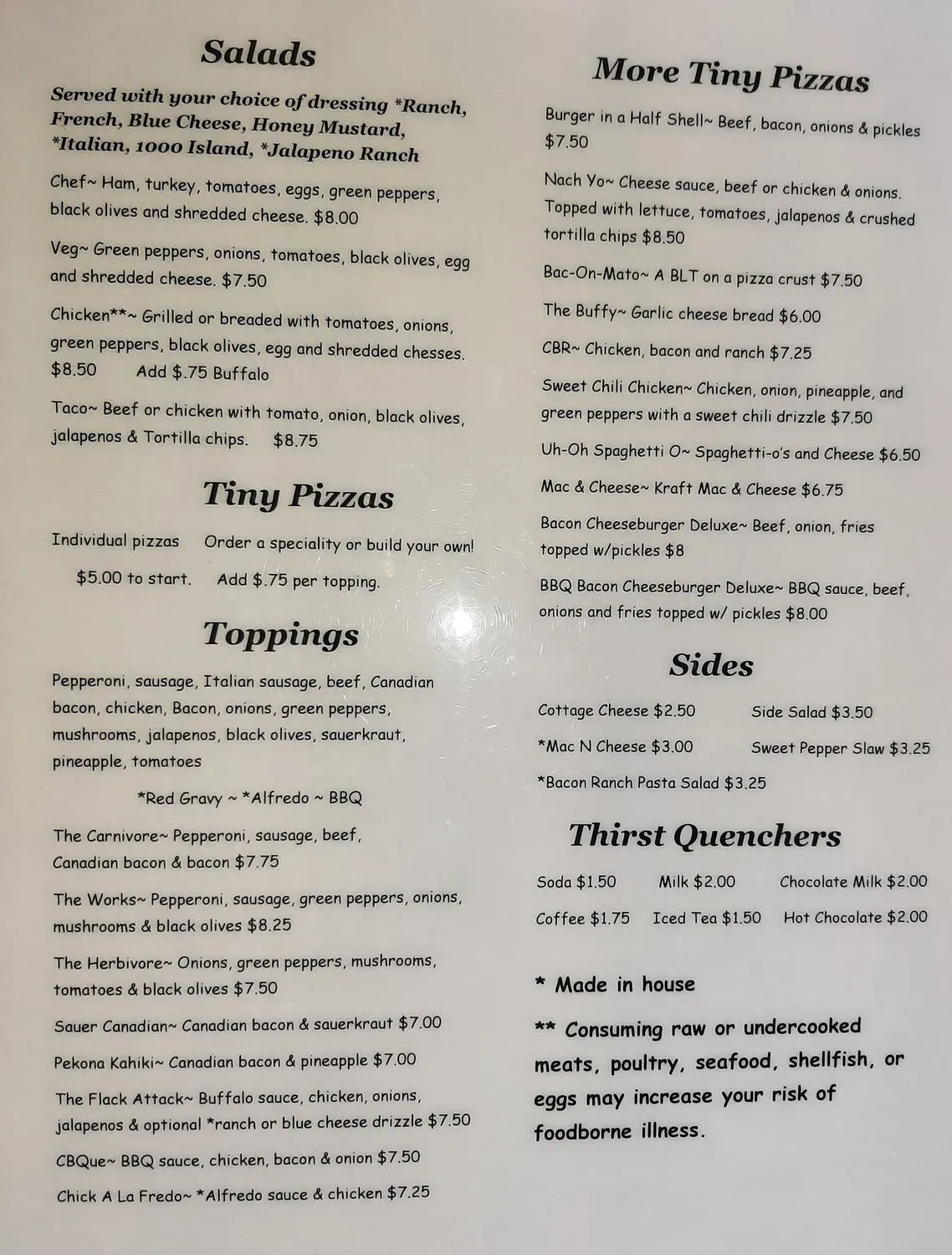 Menu 2