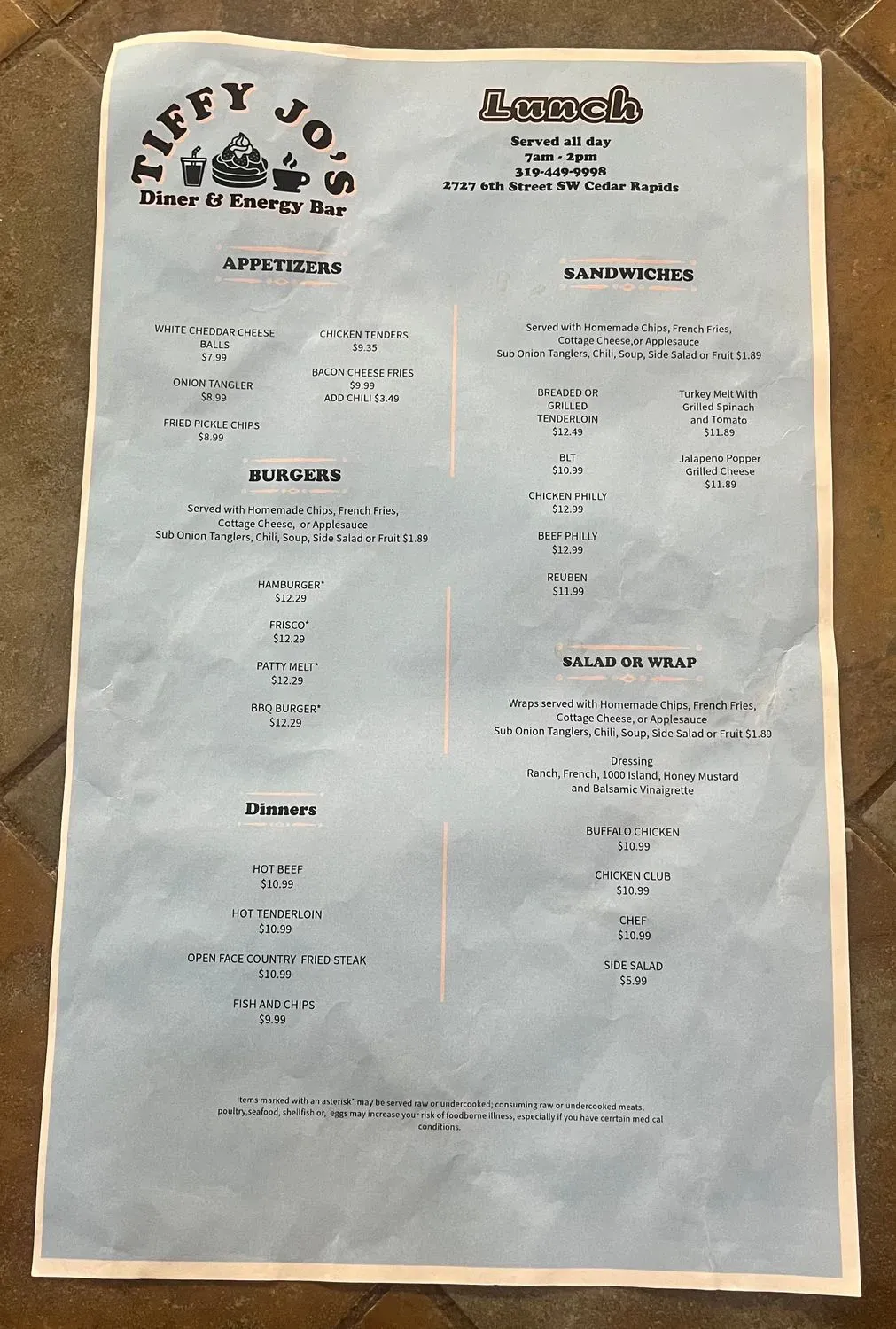 Menu 6