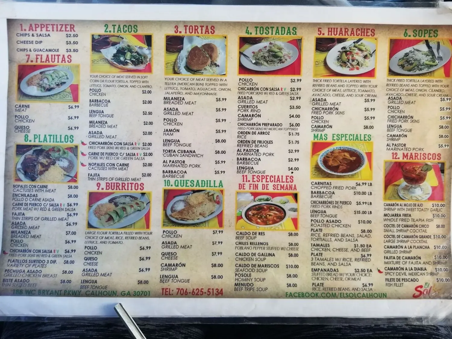 Menu 5
