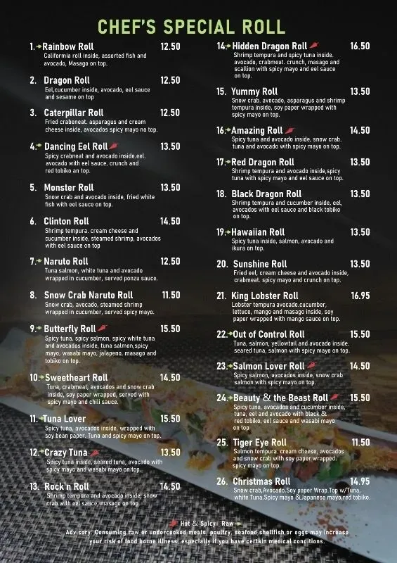 Menu 5