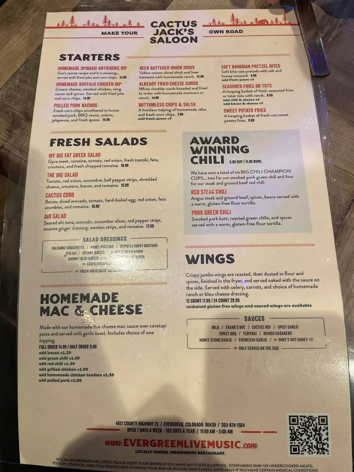 Menu 6