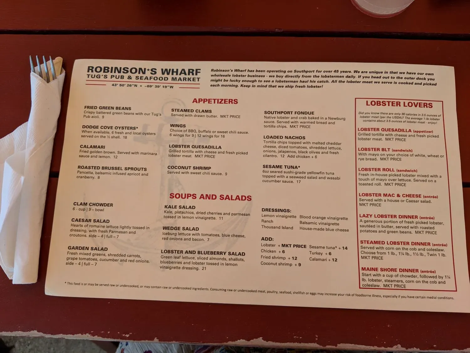 Menu 6