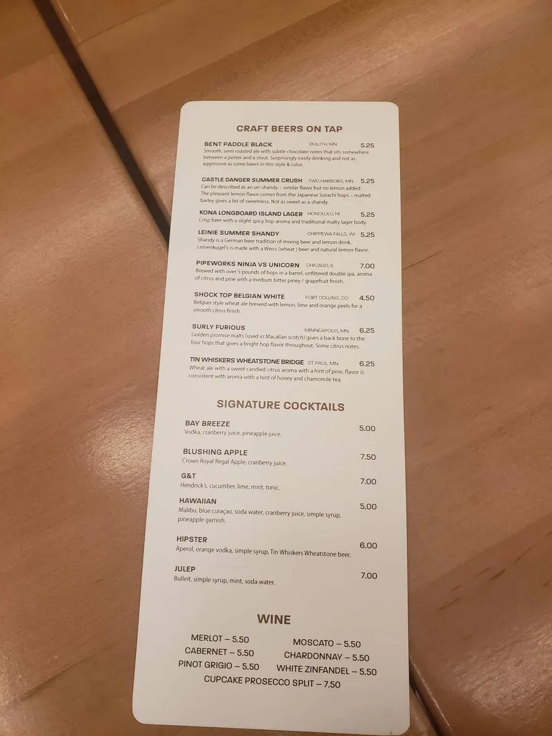 Menu 2