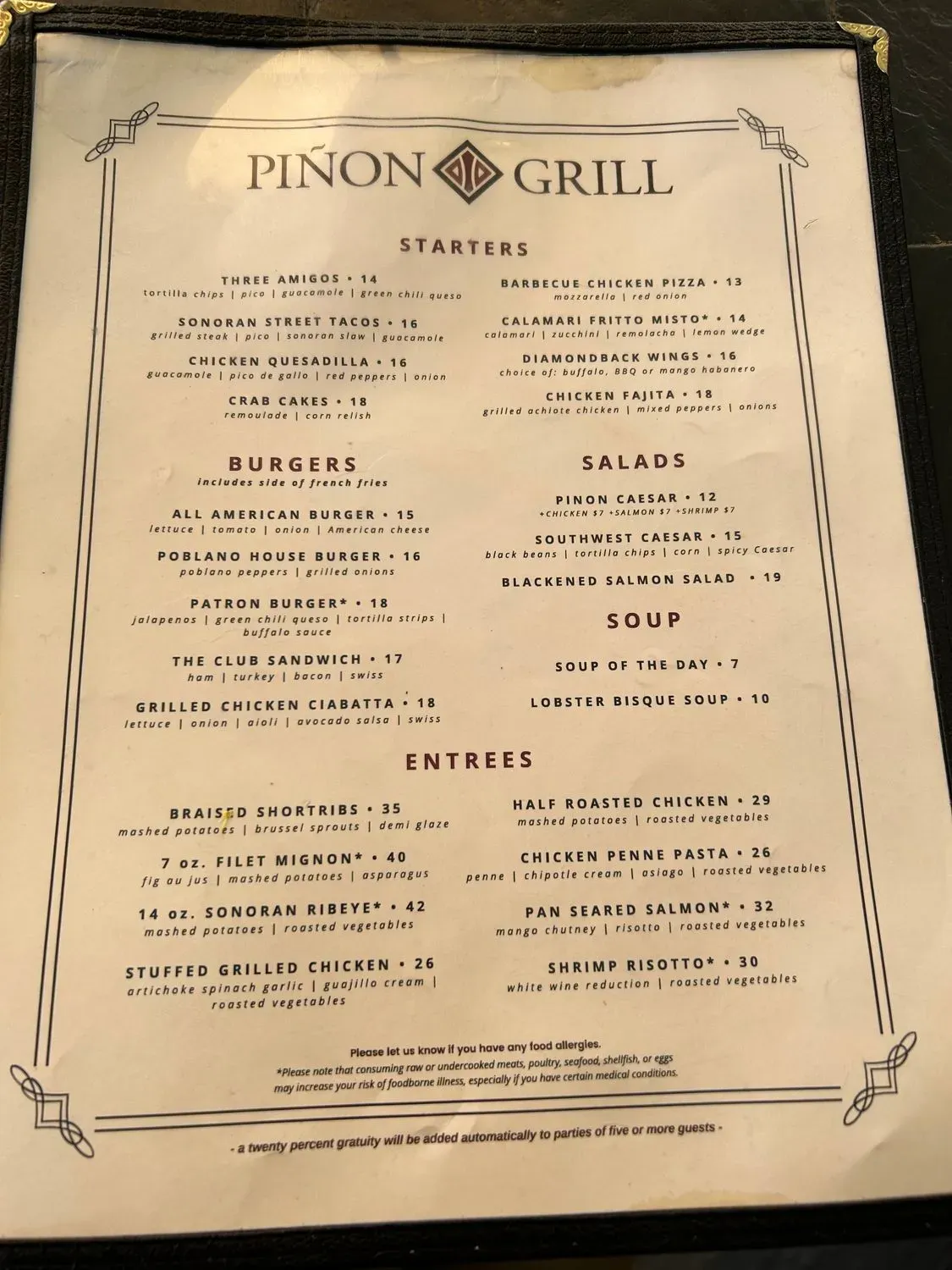 Menu 6