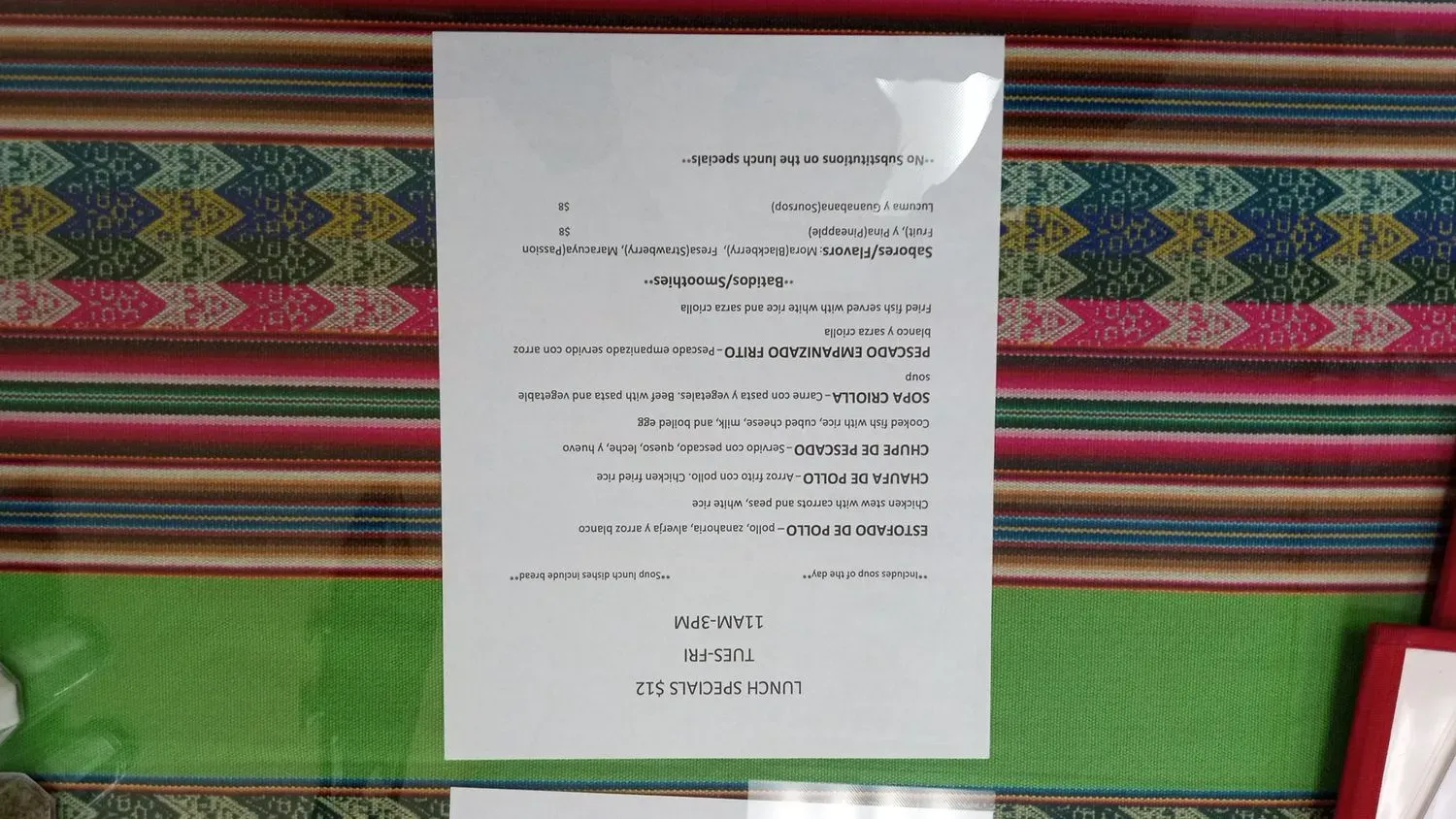 Menu 6