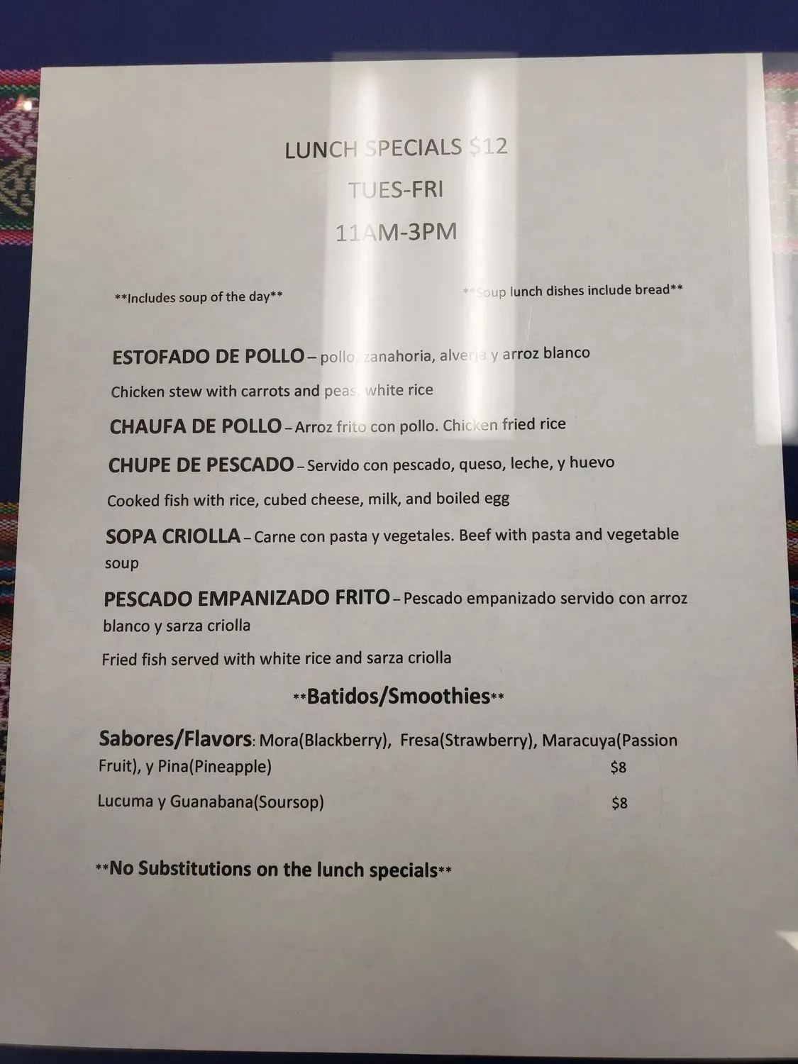 Menu 5