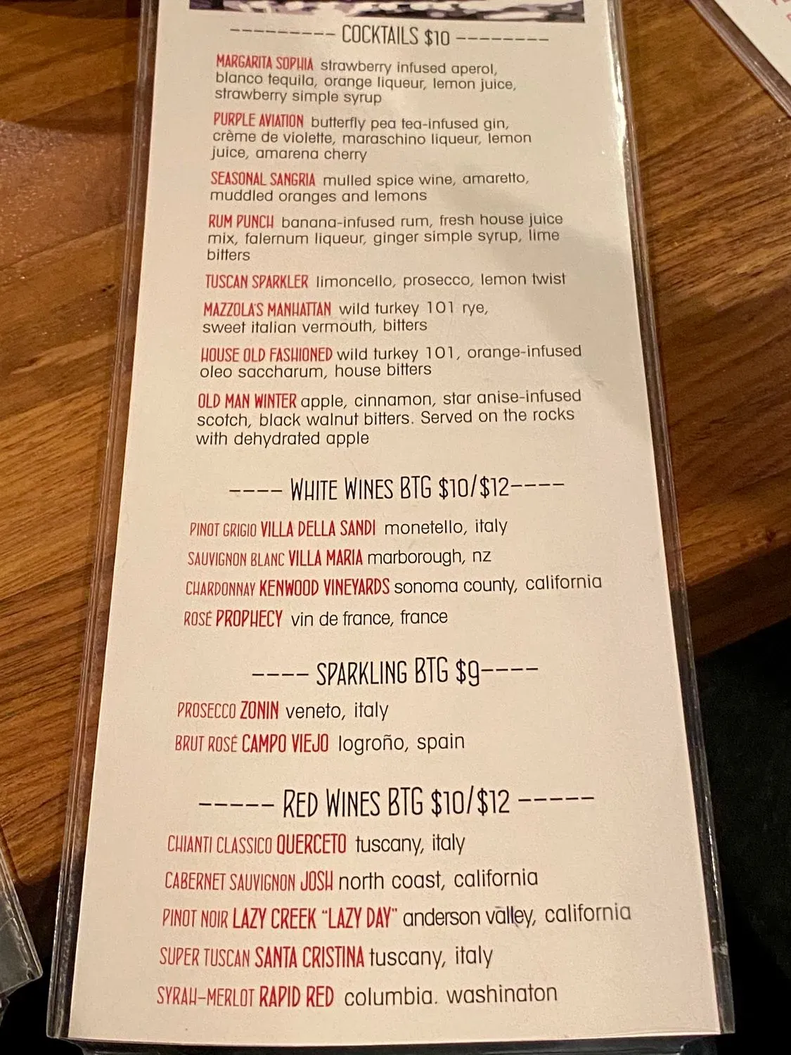 Menu 6