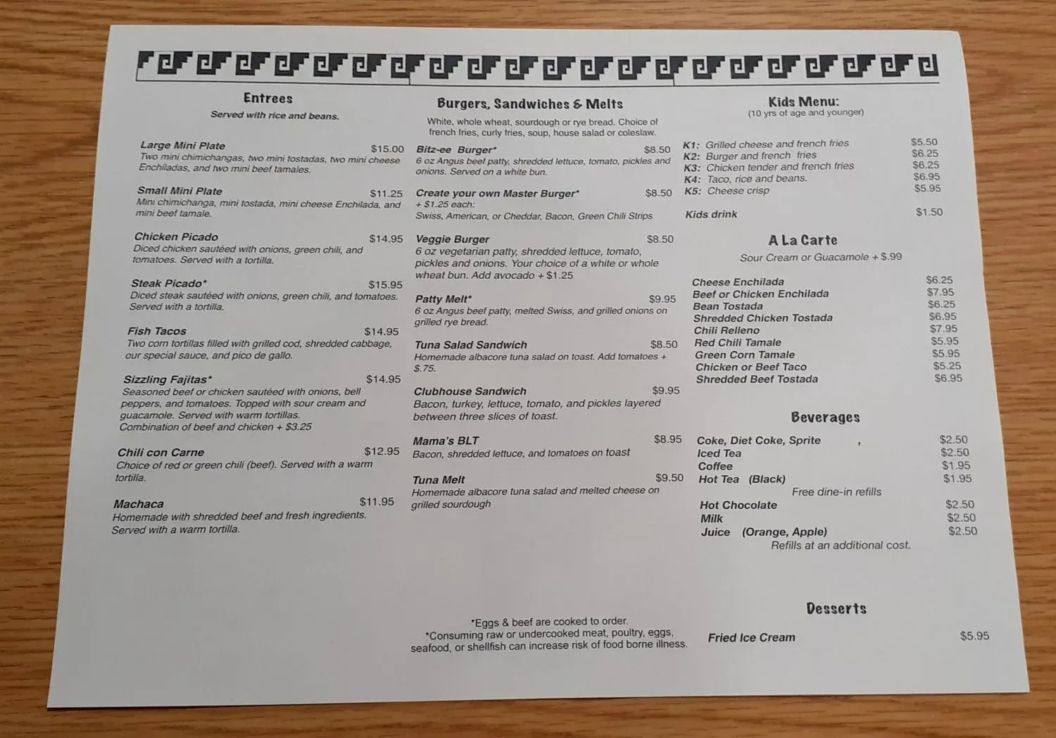 Menu 4