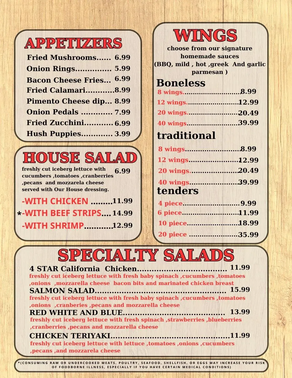 Menu 4