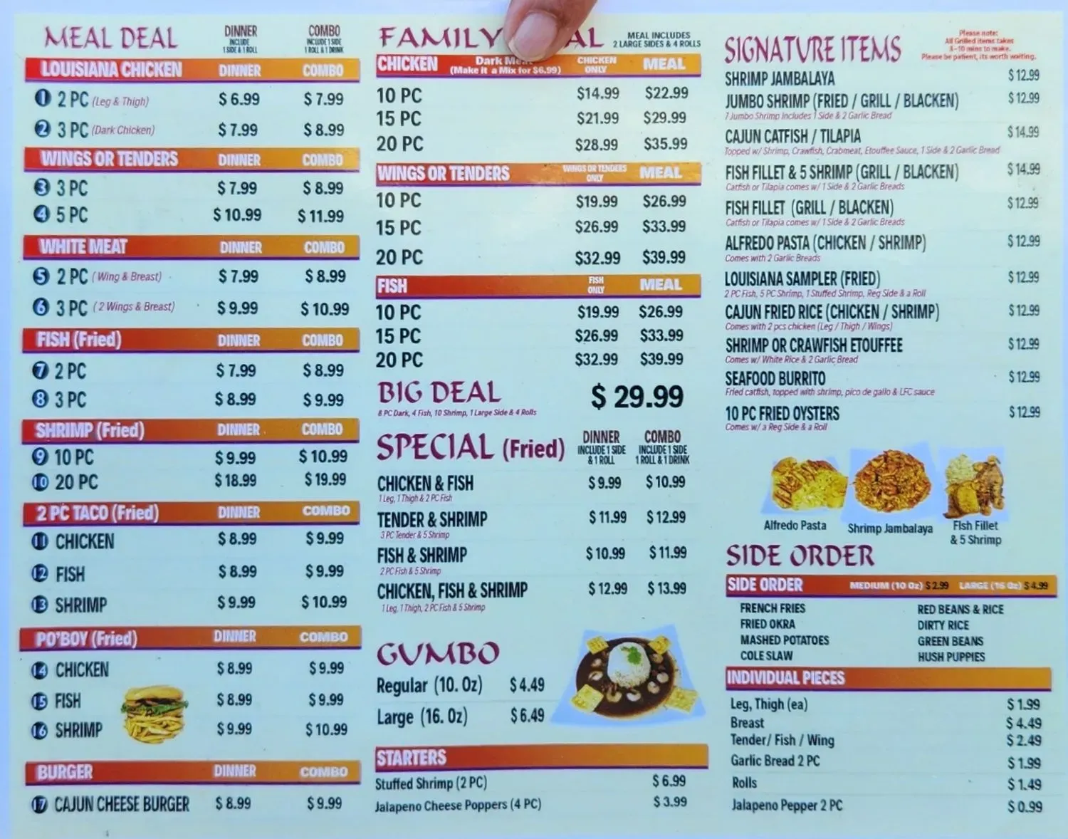 Menu 6