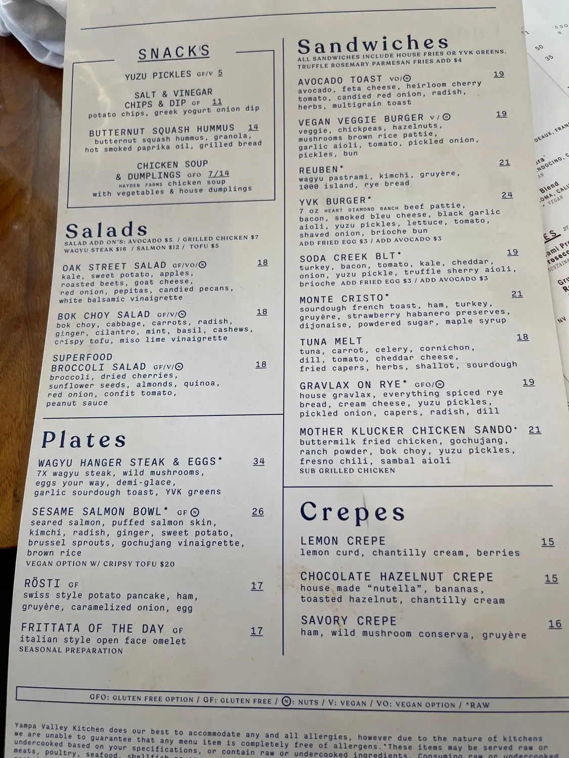 Menu 2