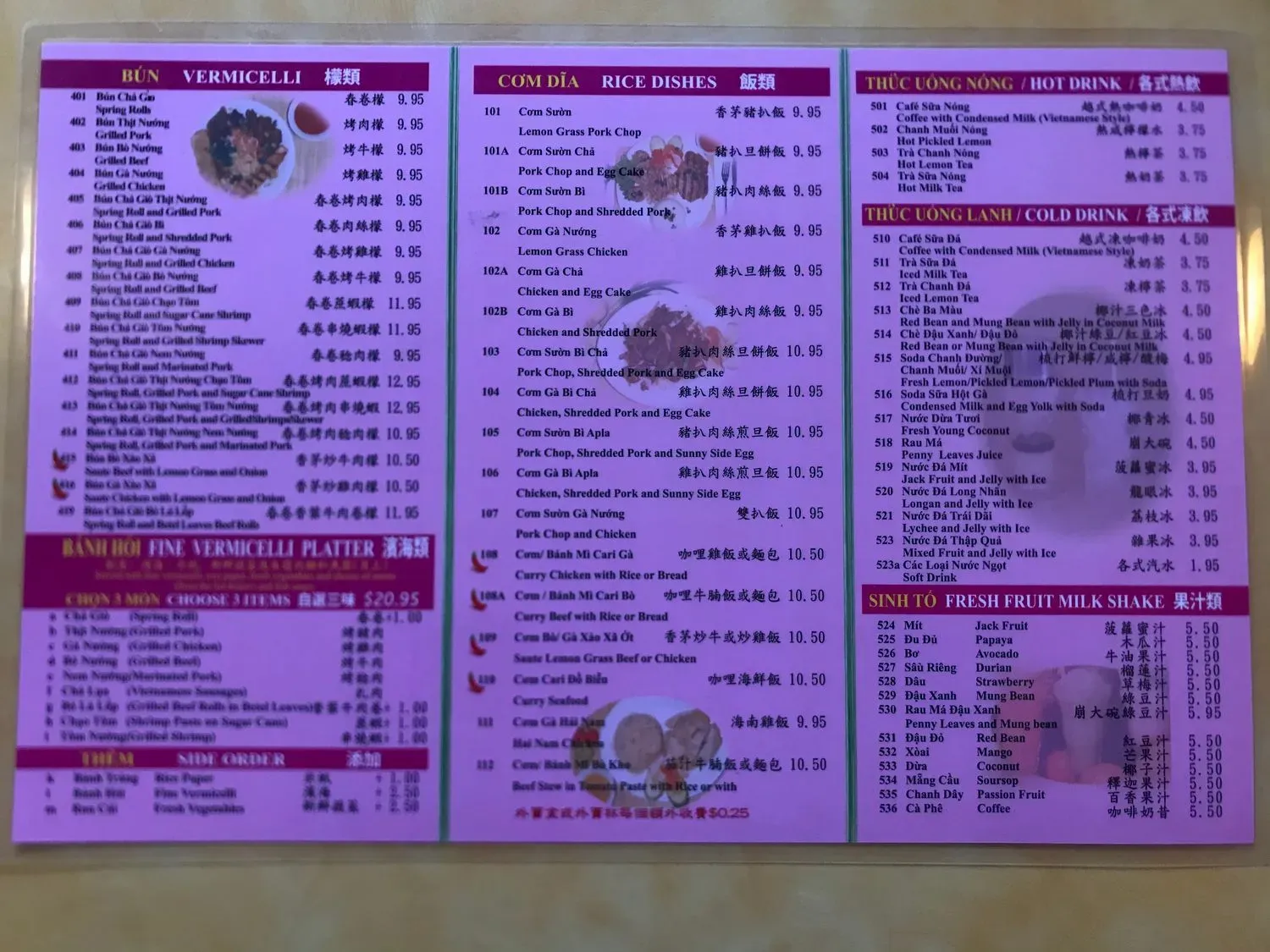 Menu 6