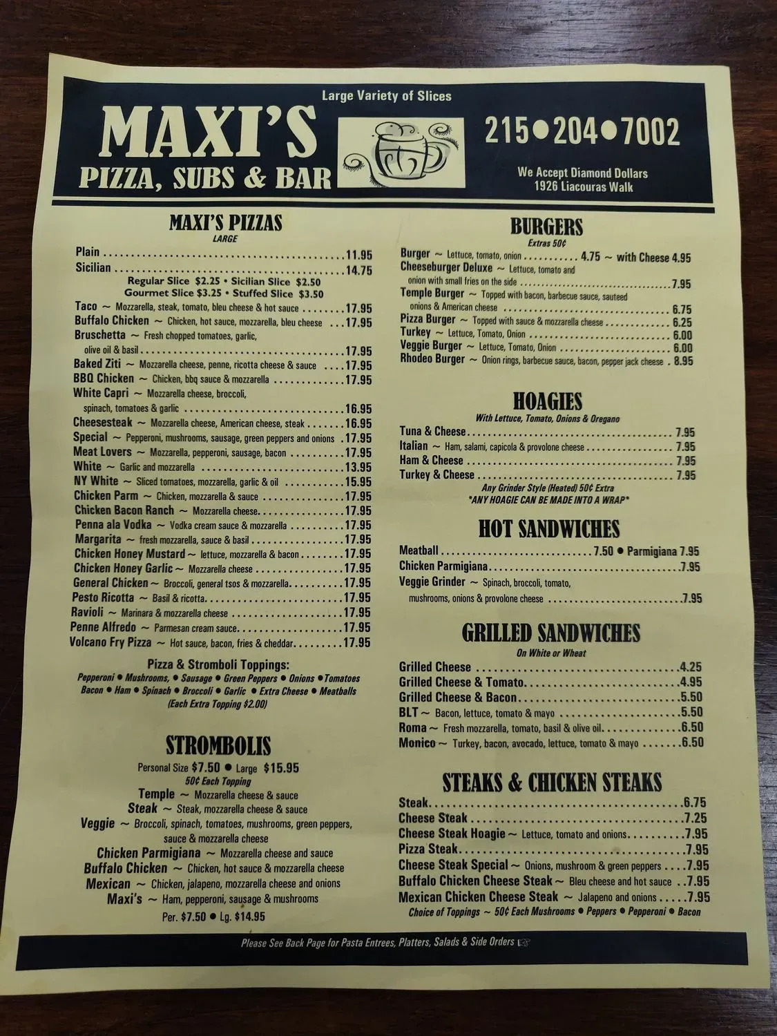 Menu 4