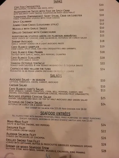 Menu 6