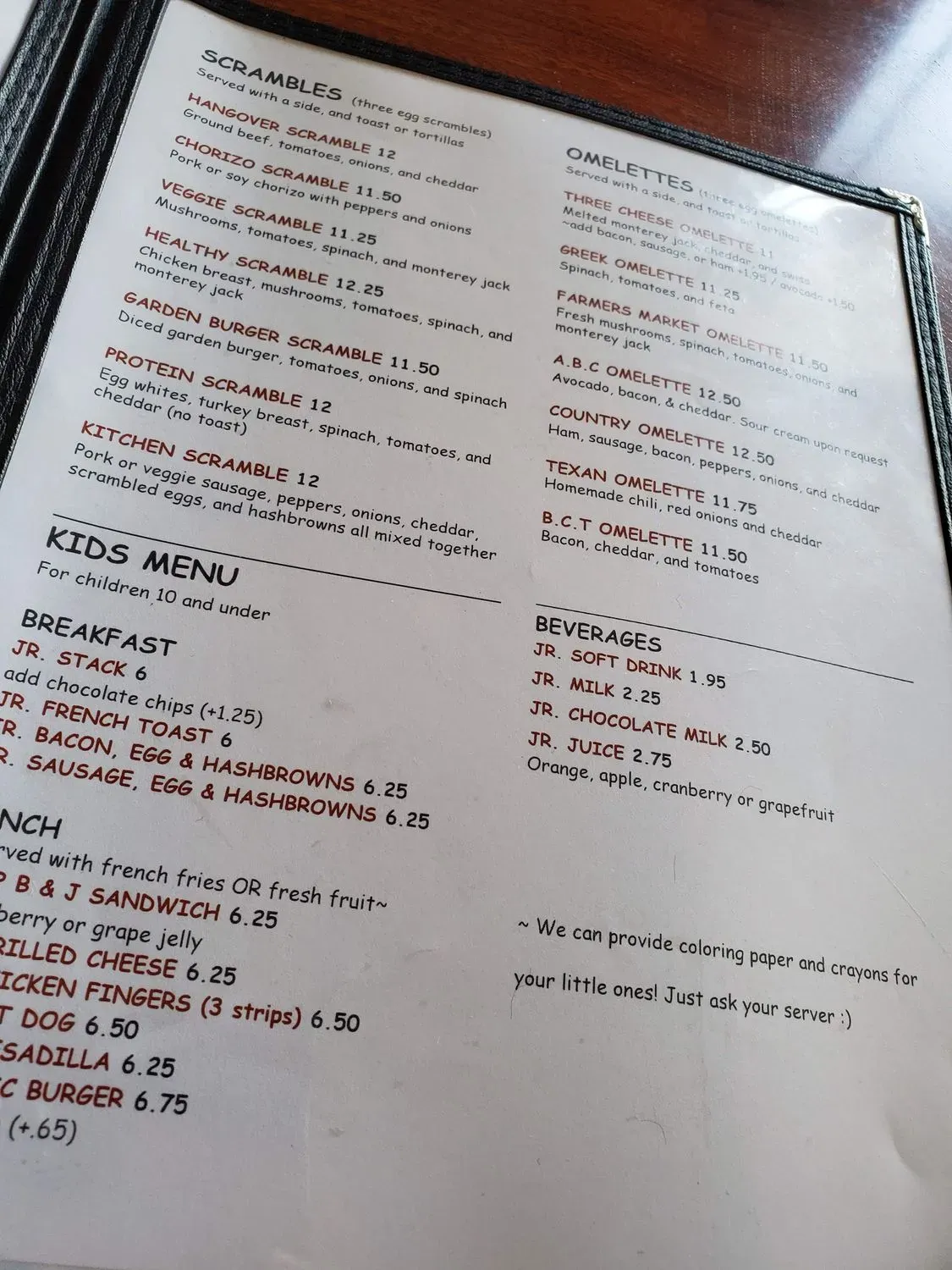 Menu 5