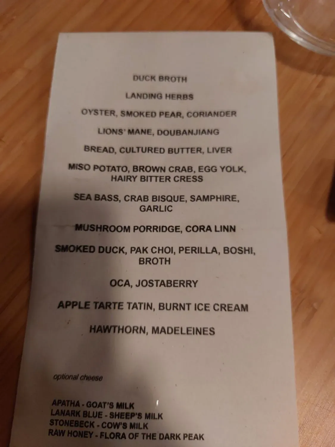 Menu 6