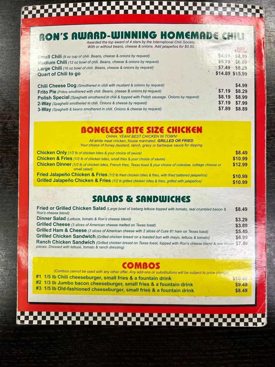 Menu 6