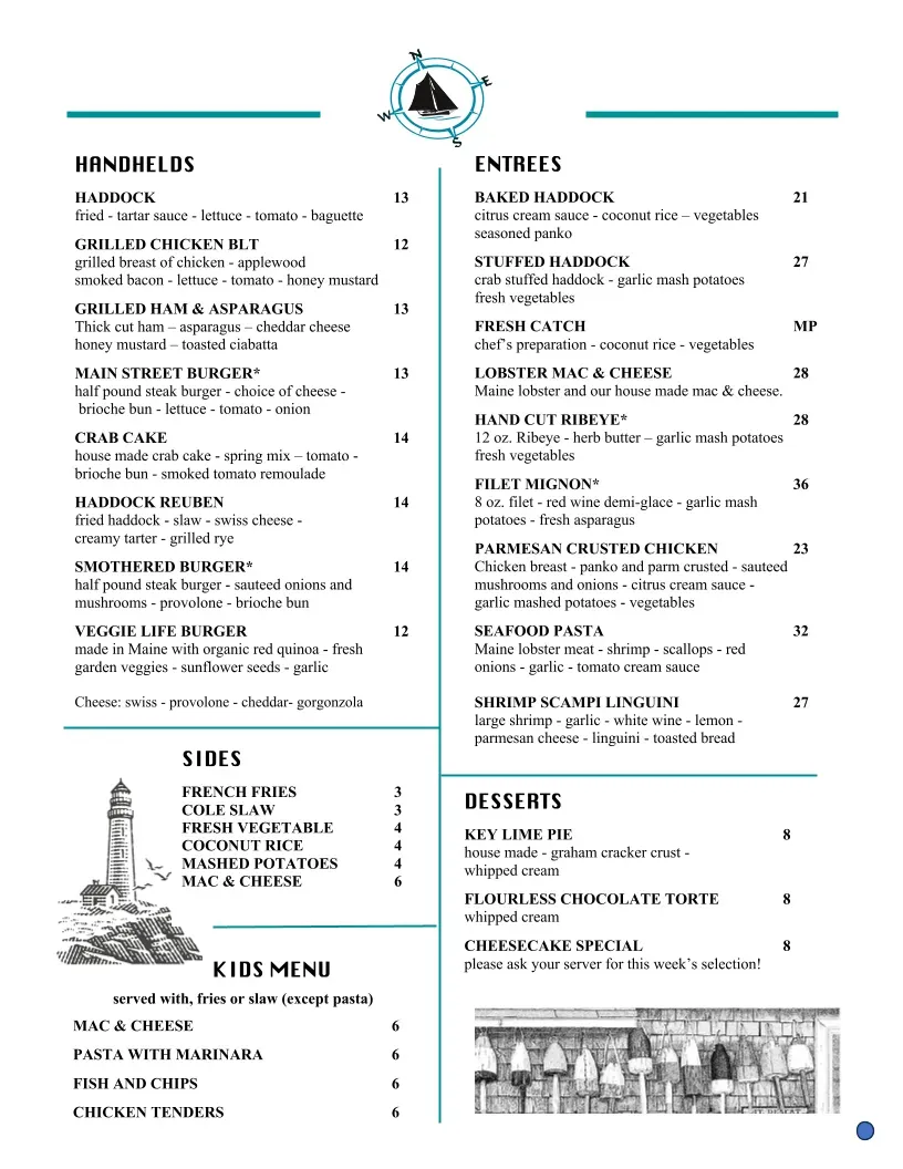 27 Fathoms Waterfront Grille Menu - Updated November 2025