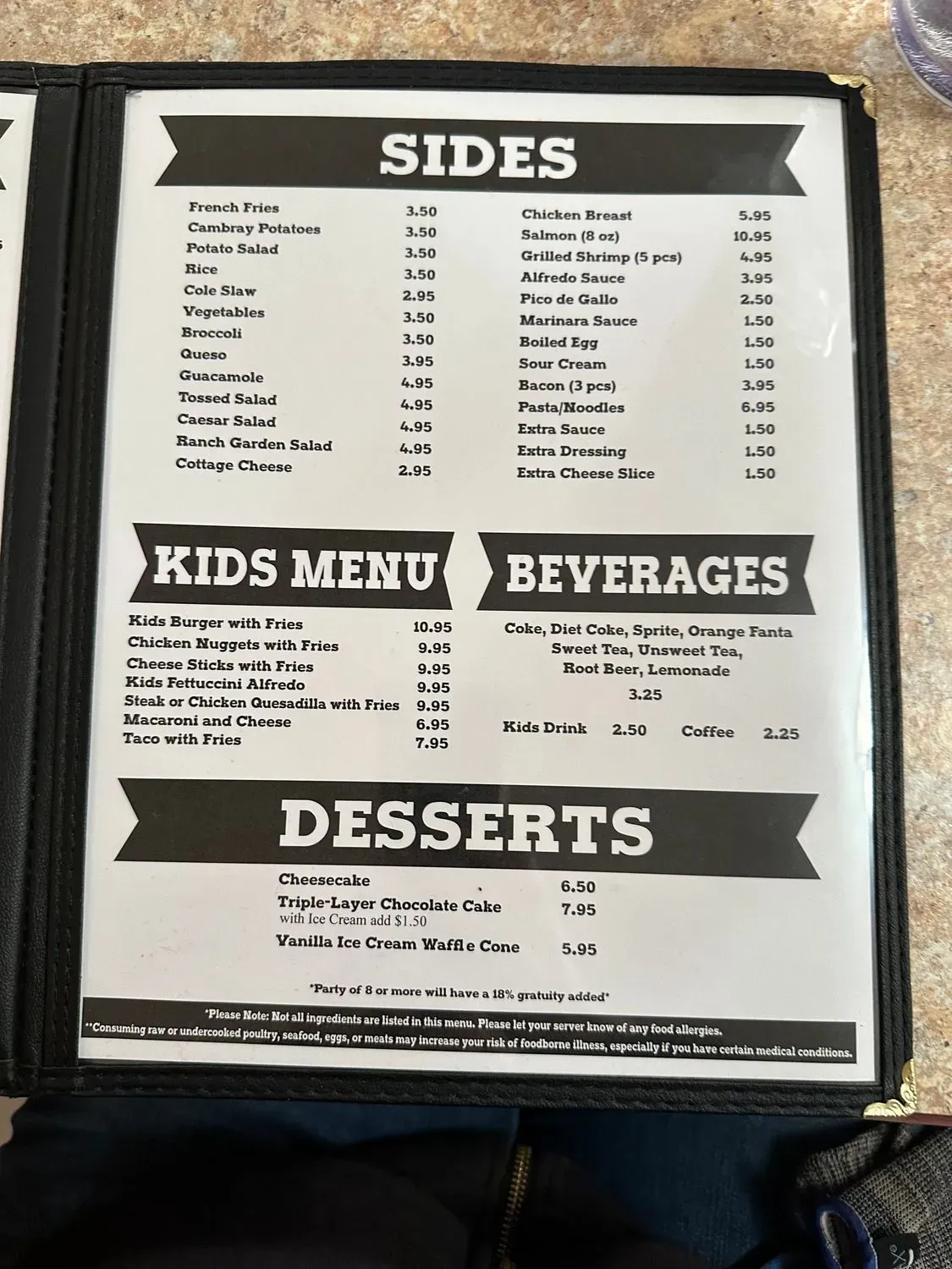 Menu 2