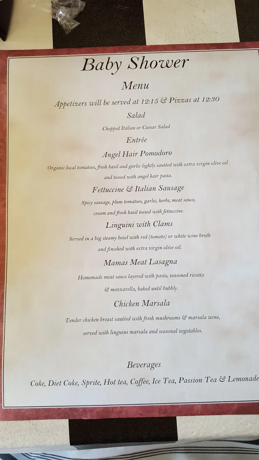 Menu 6