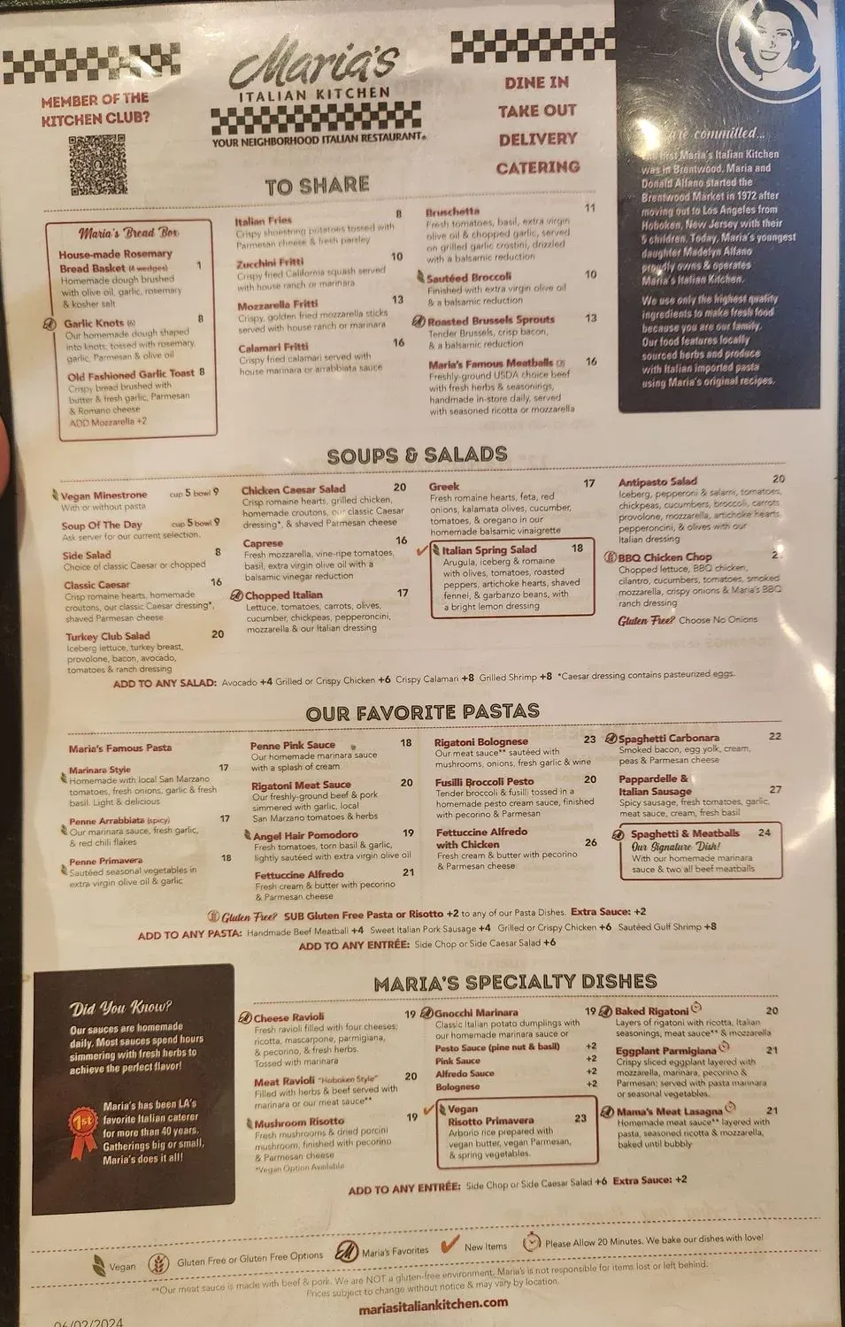 Menu 2