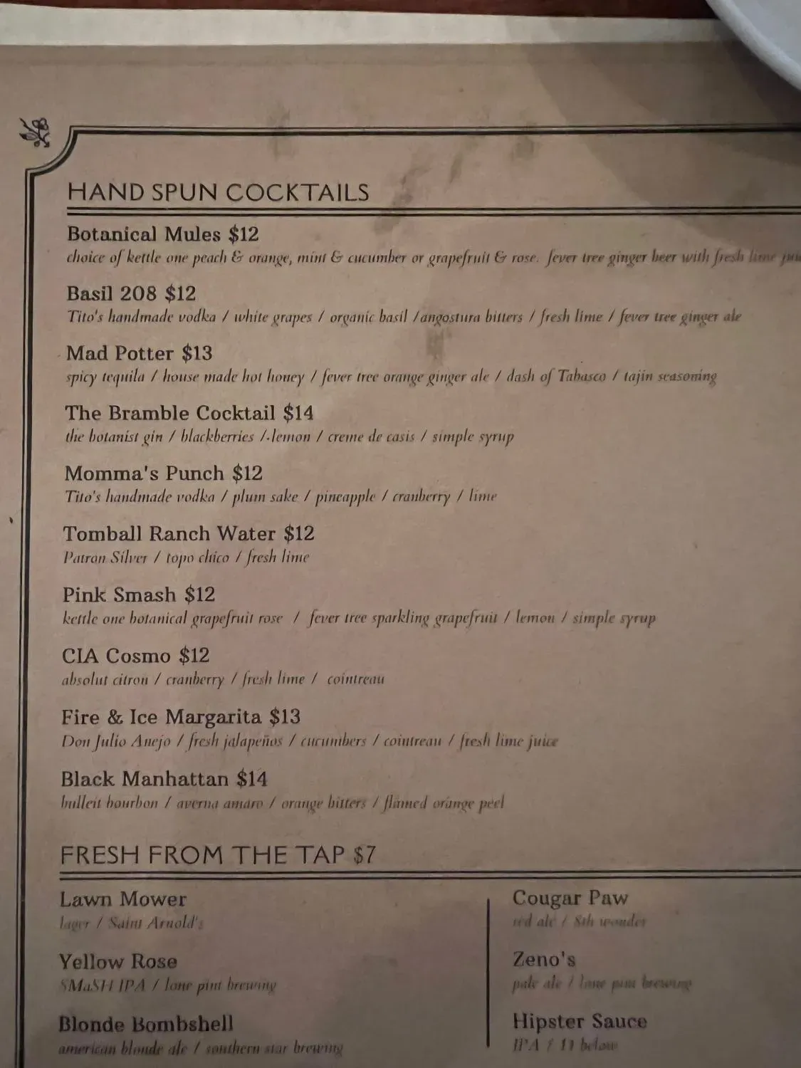 Menu 4