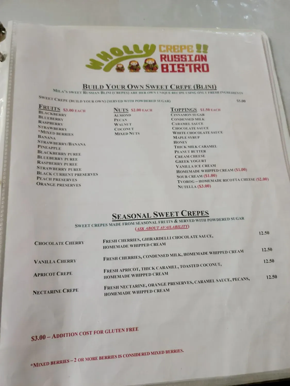 Menu 4