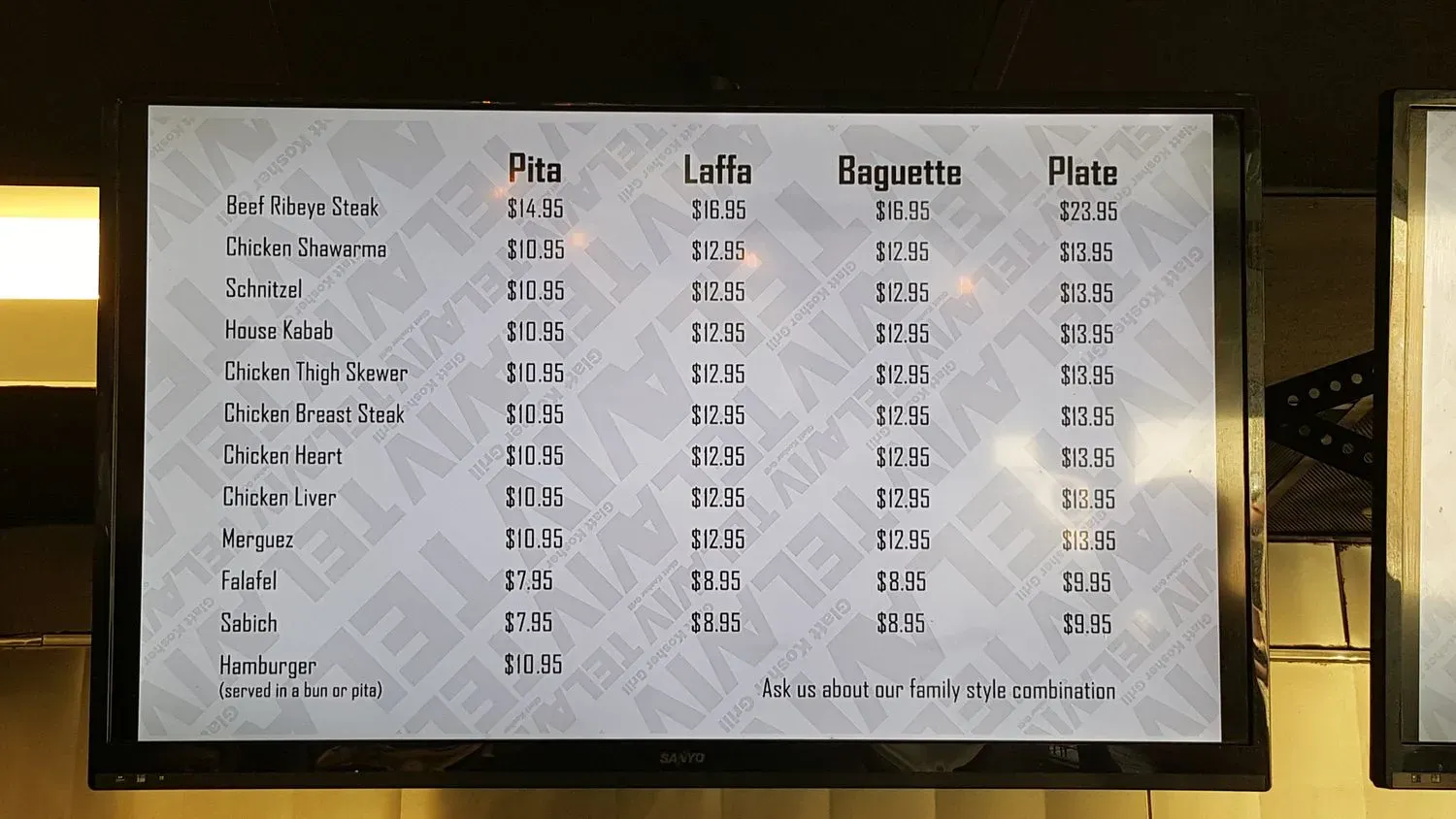 Menu 5