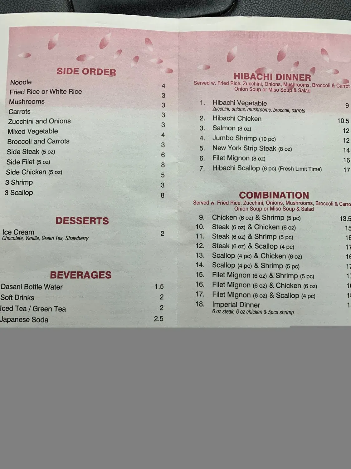 Menu 4