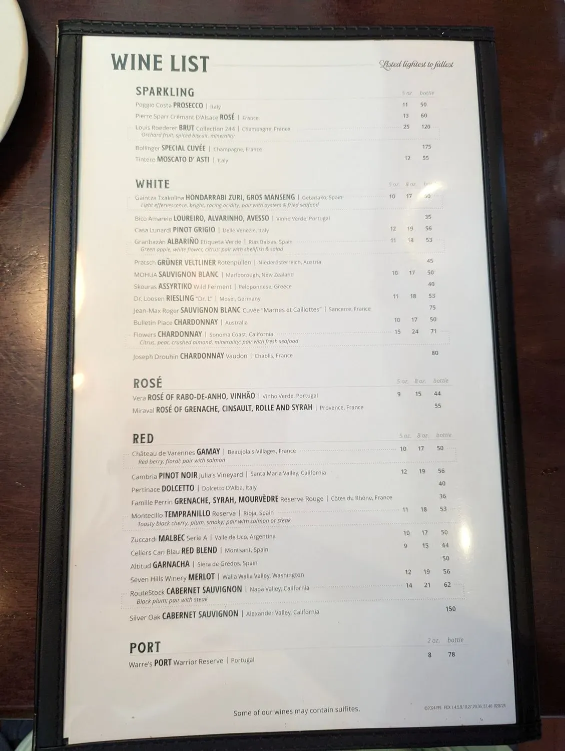 Menu 6