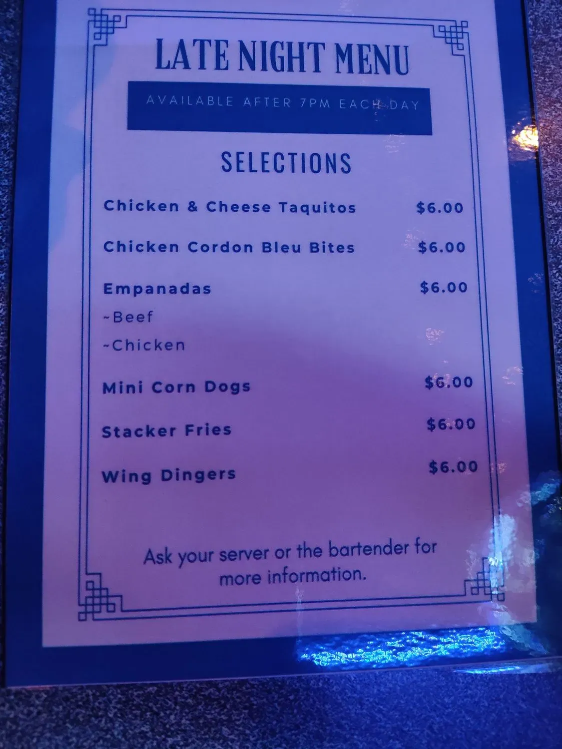 Menu 2