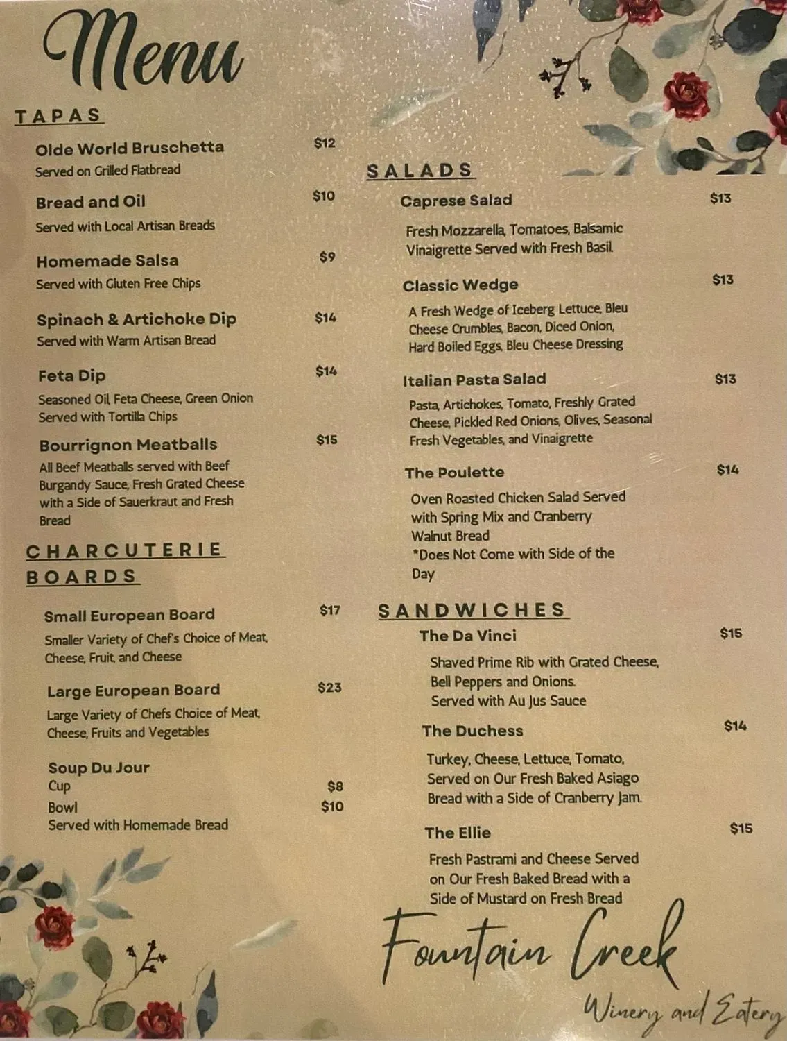 Menu 2