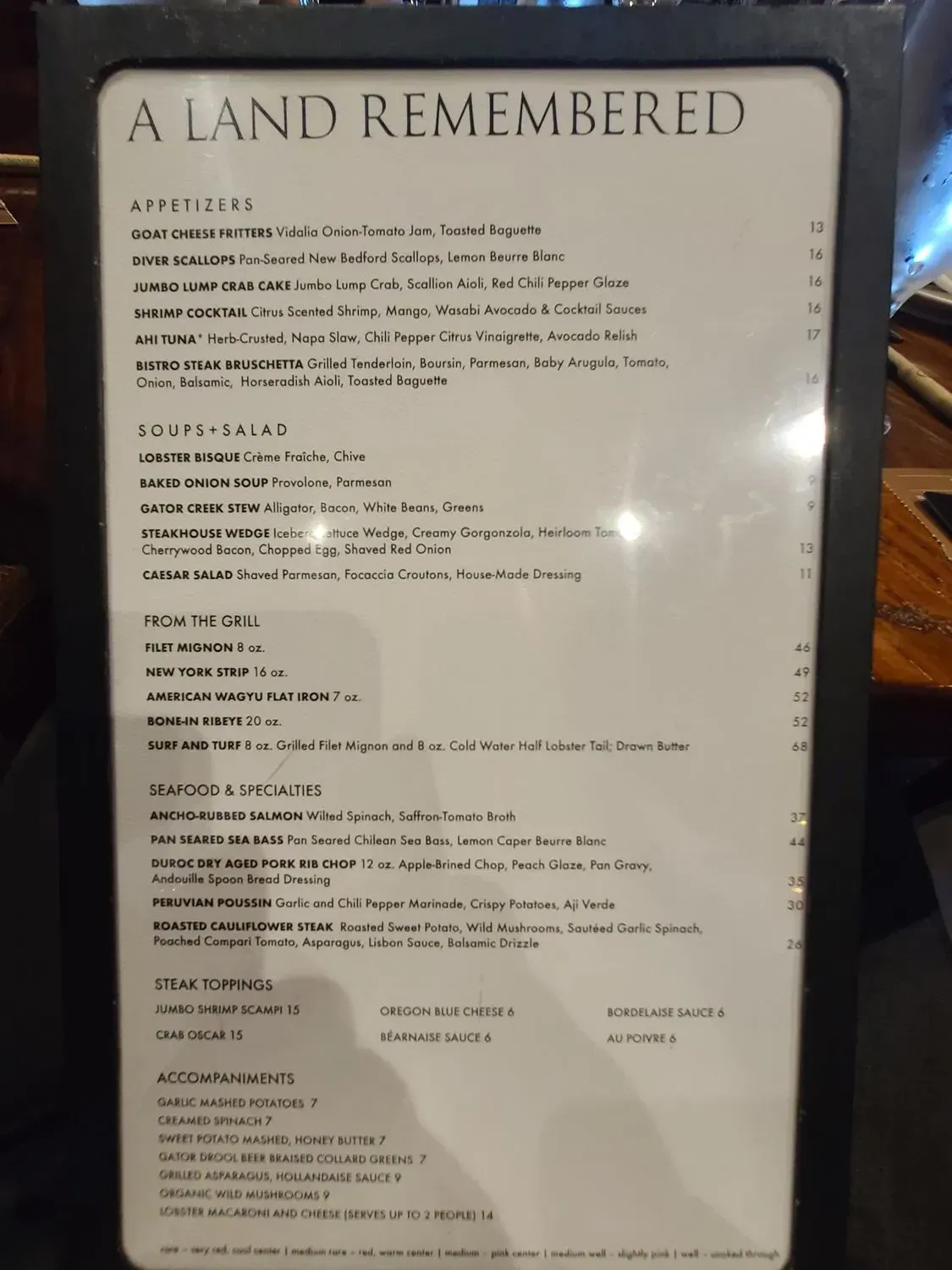 Menu 6