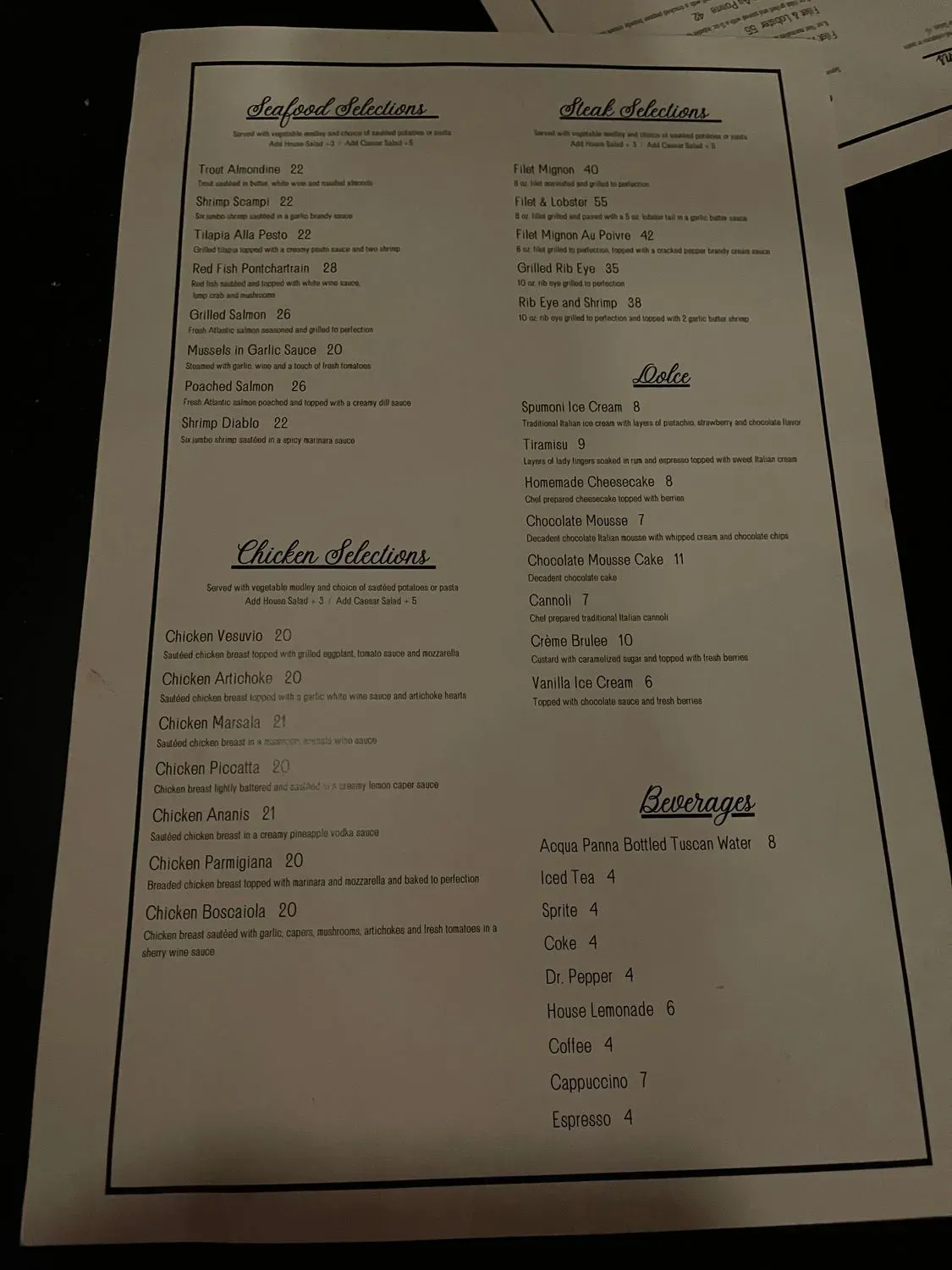 Menu 5