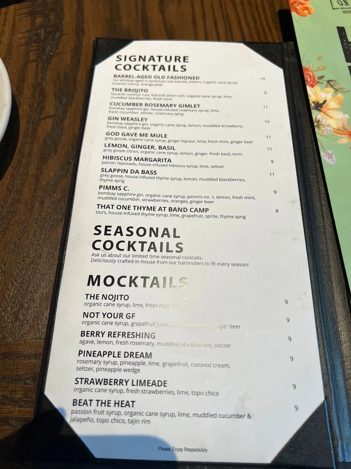 Menu 6