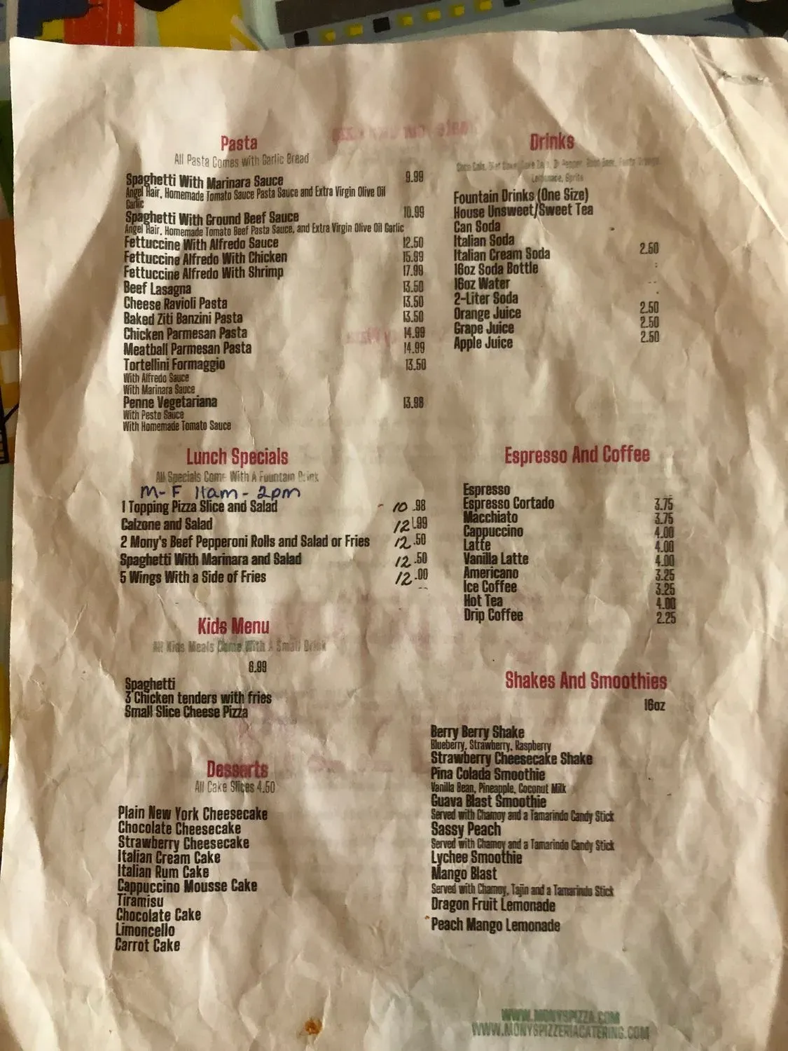 Menu 3