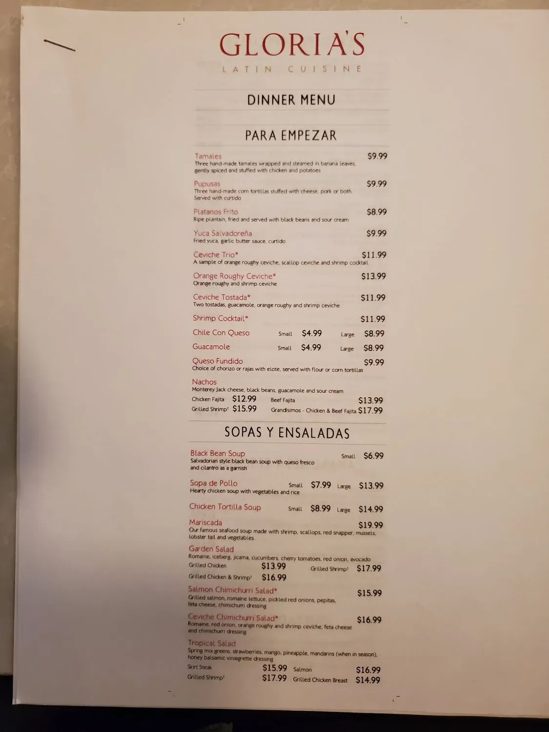 Menu 2