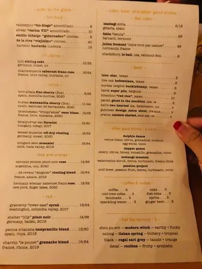 Menu 5