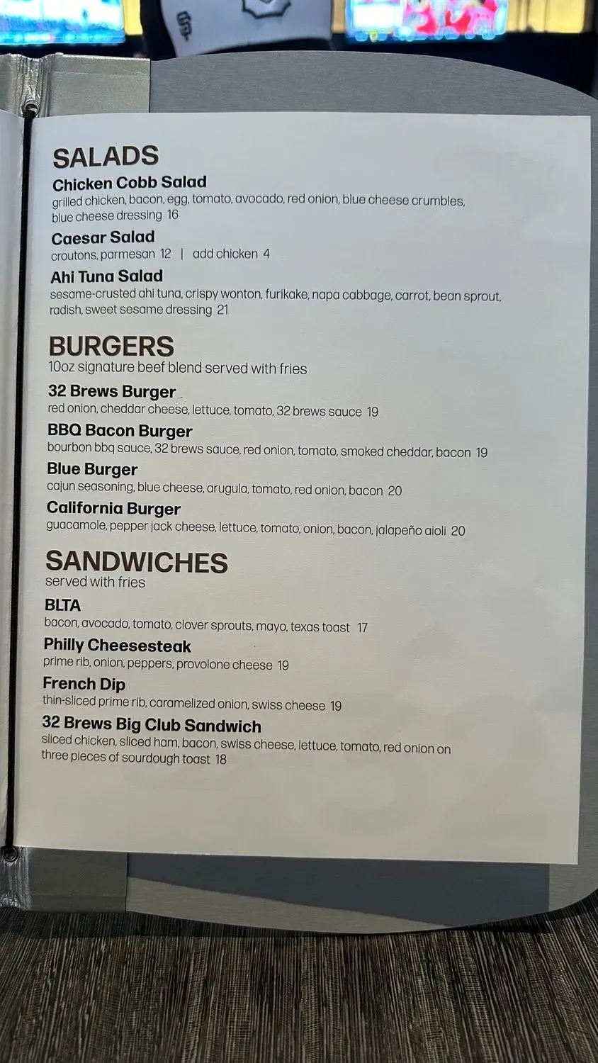 Menu 2