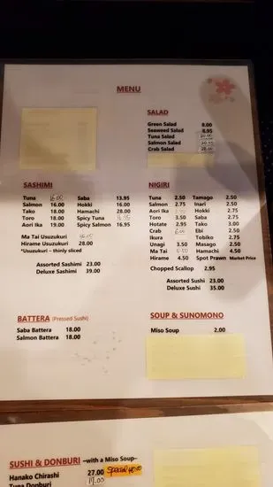 Menu 5