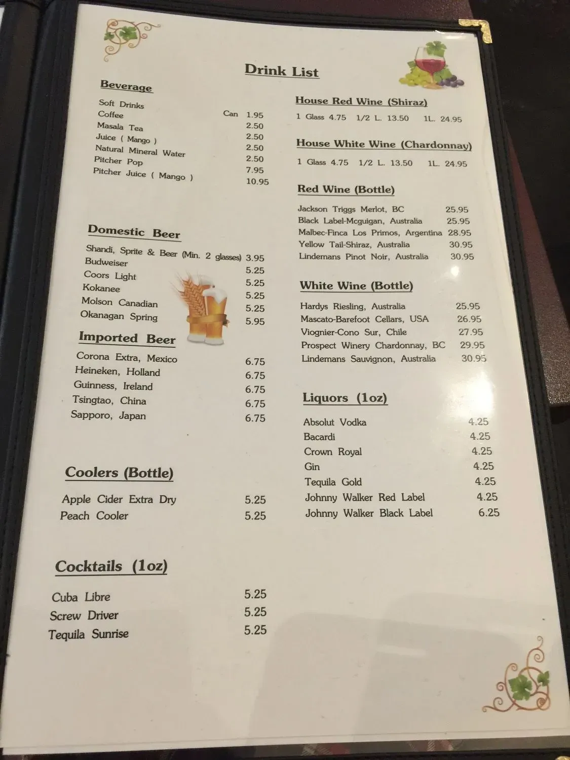 Menu 6