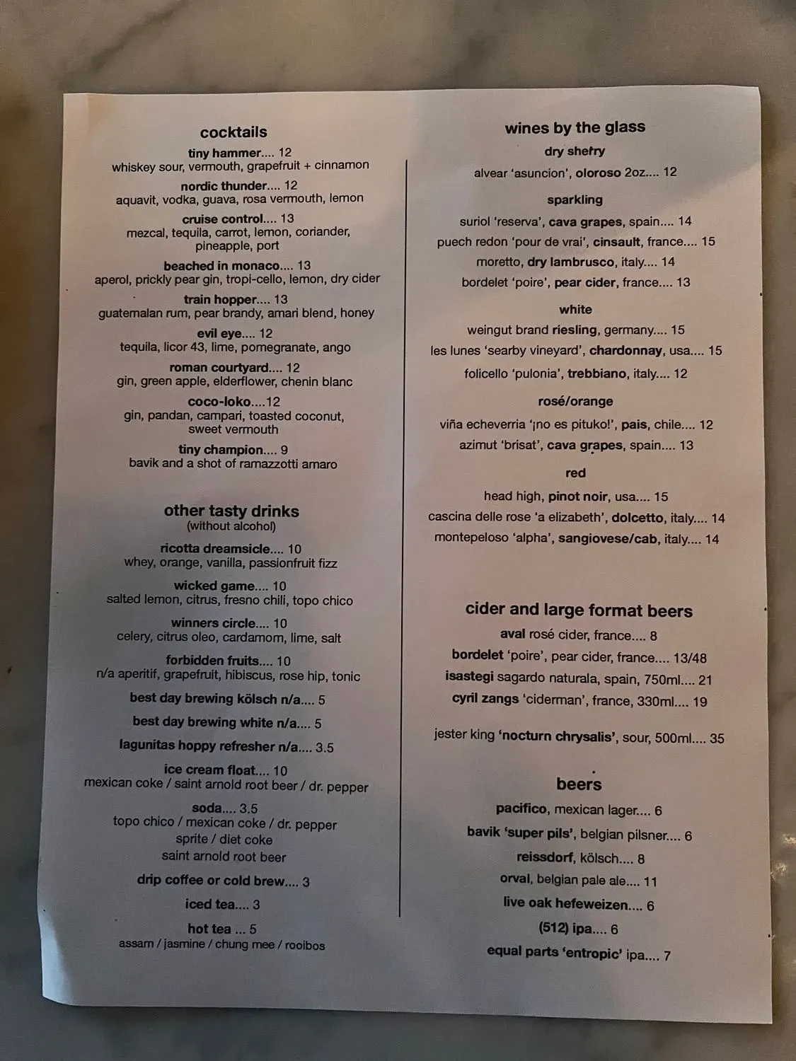 Menu 4