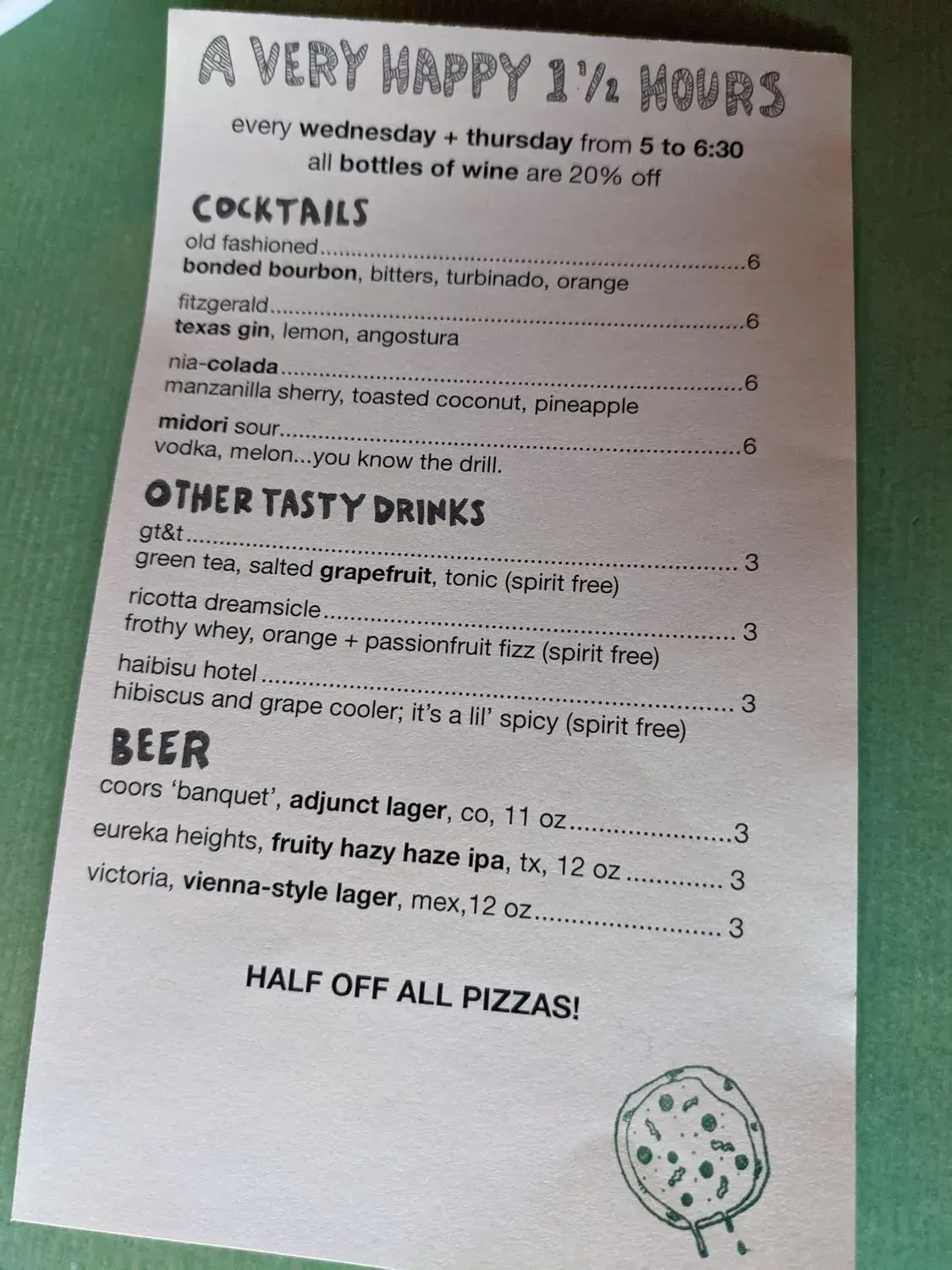 Menu 6