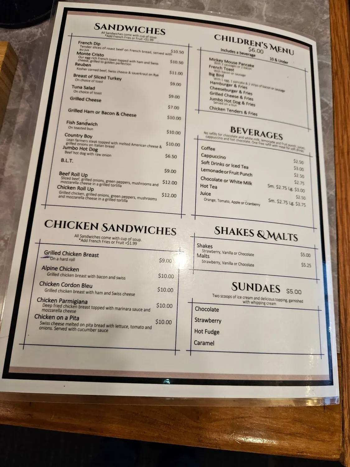 Menu 6